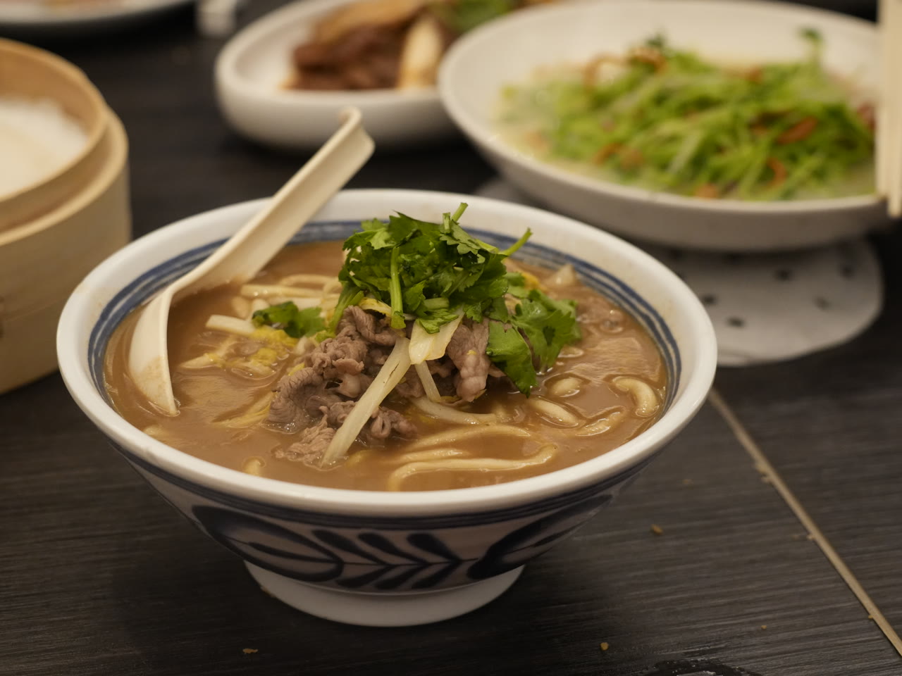 羊肉汤面实拍照片